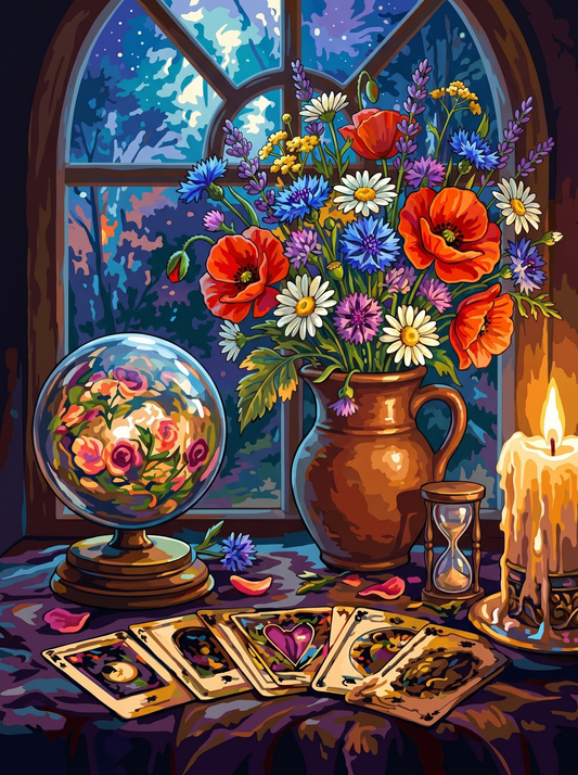 Mystic Window Tarot Still Life
