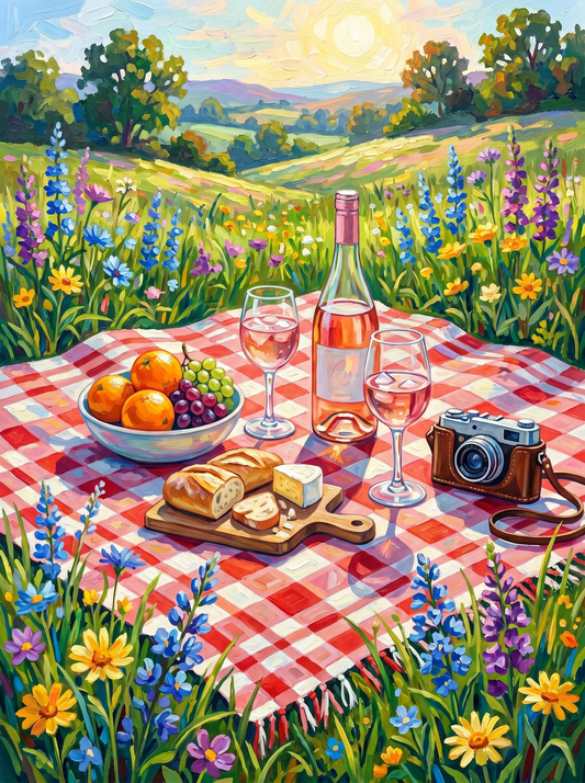 Sunlit Meadow Picnic Bliss