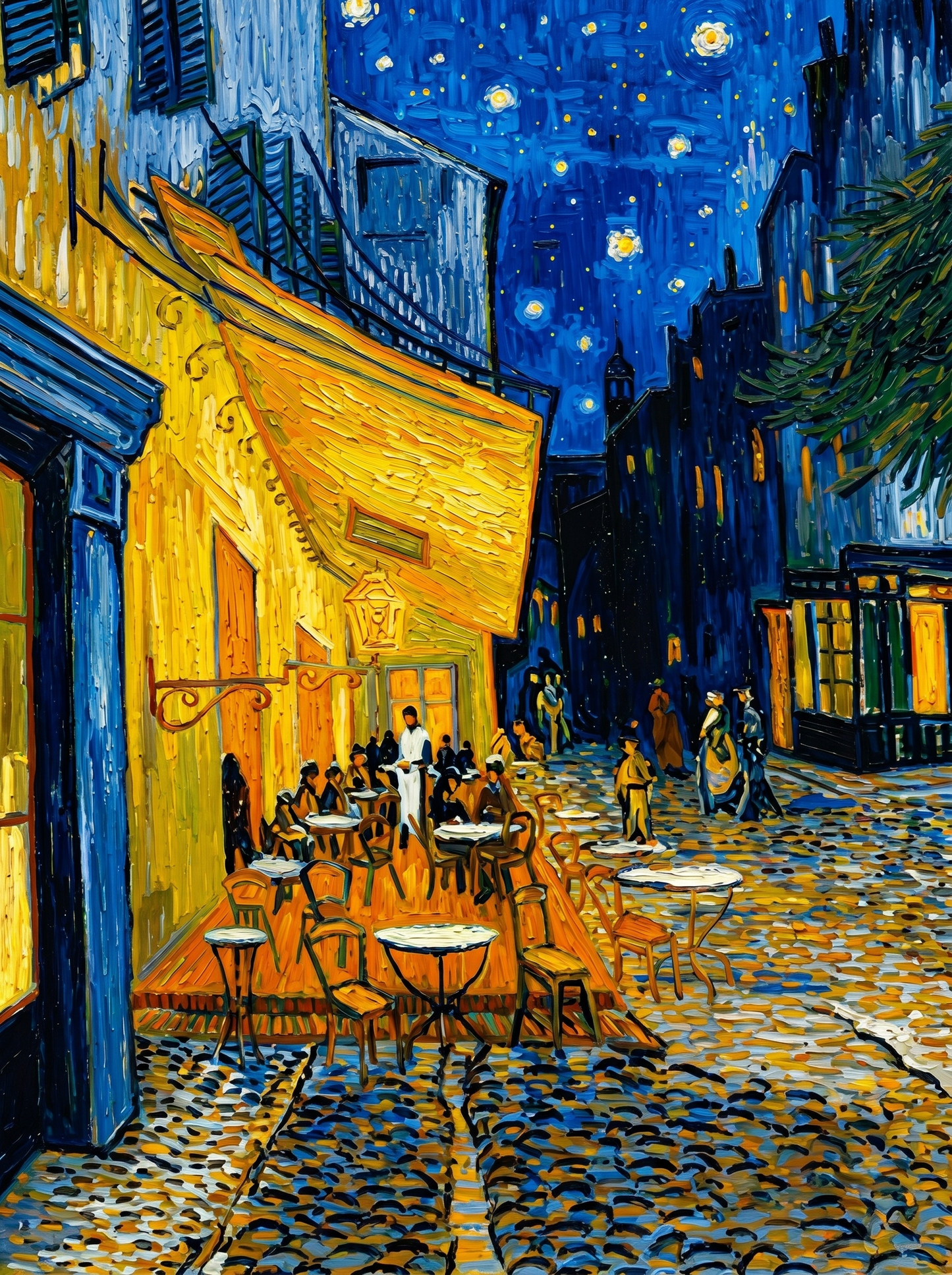 Midnight Café Starry Glow