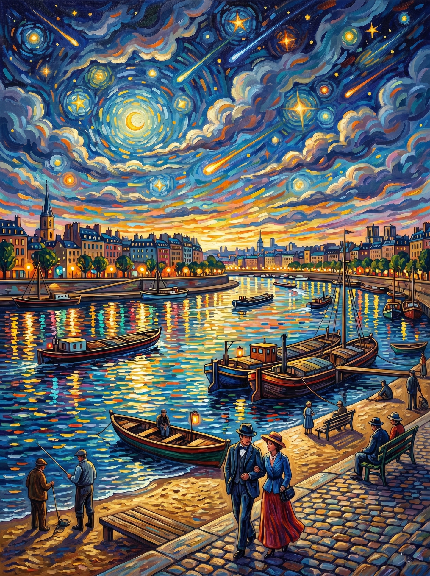 Starry River City Nights
