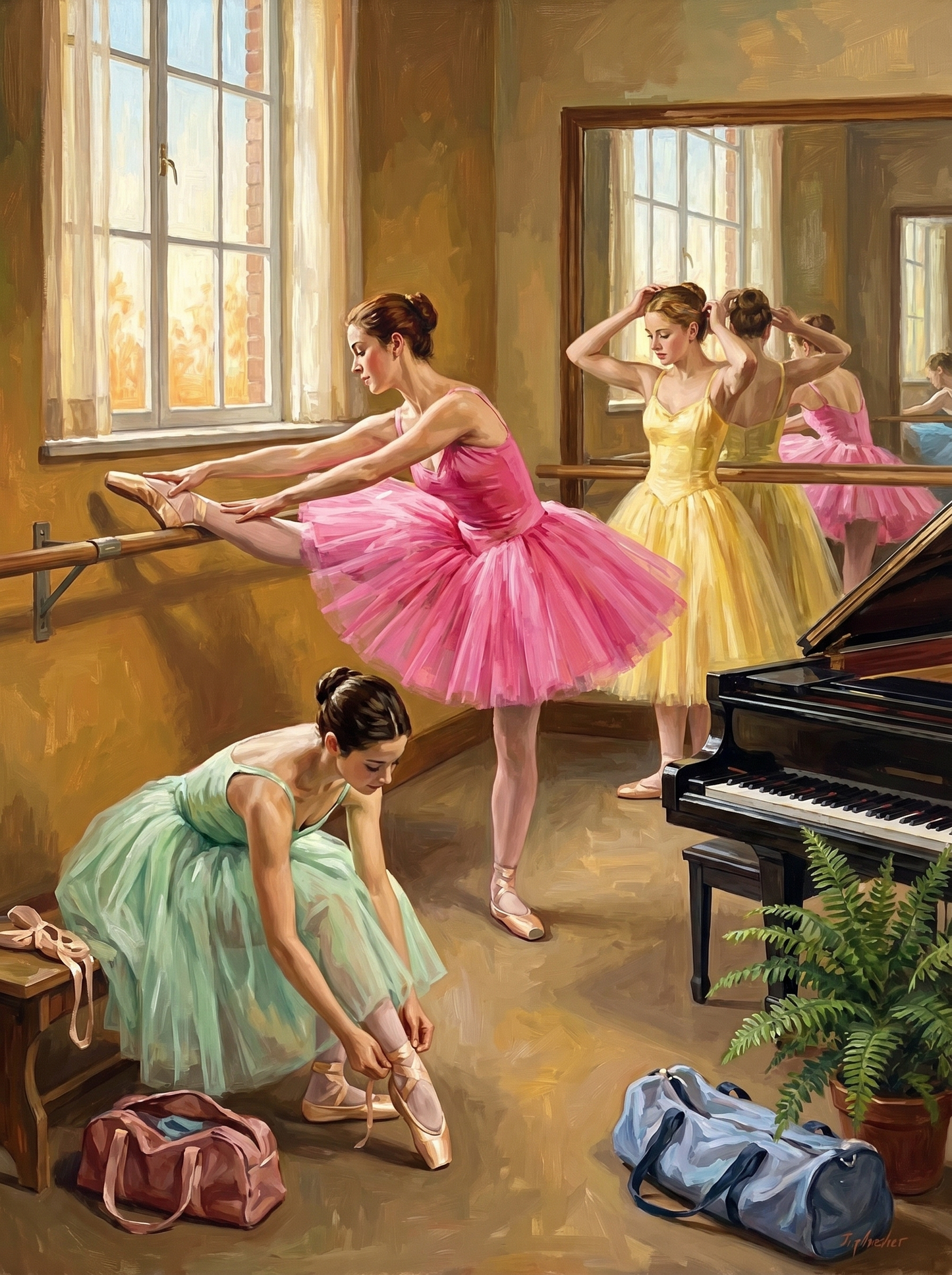 Ballet Studio Morning Practice