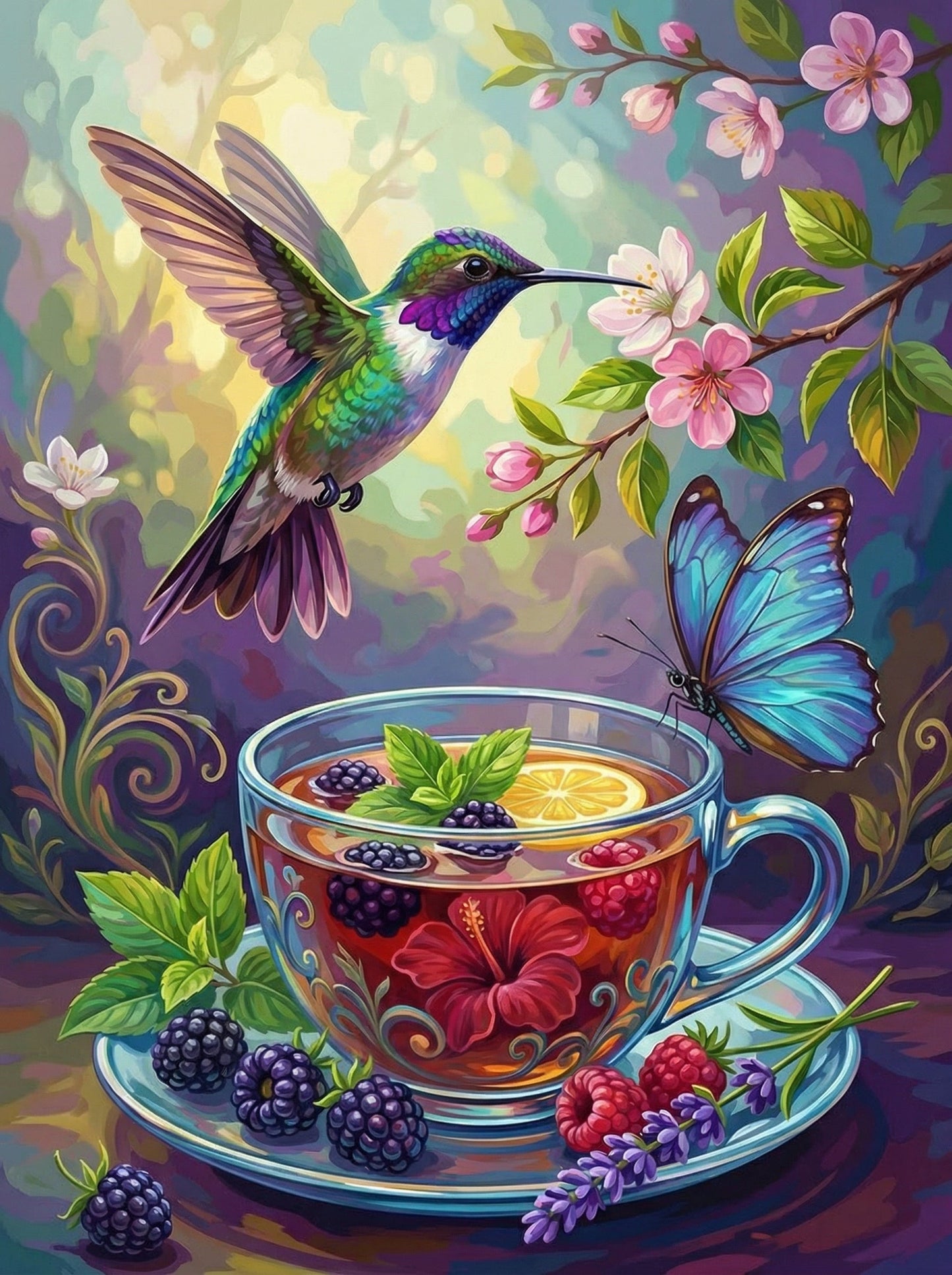 Hummingbird Berry Tea (80 Colors)