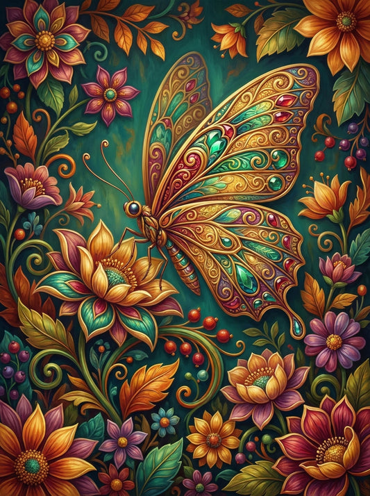 Jeweled Butterfly Paradise
