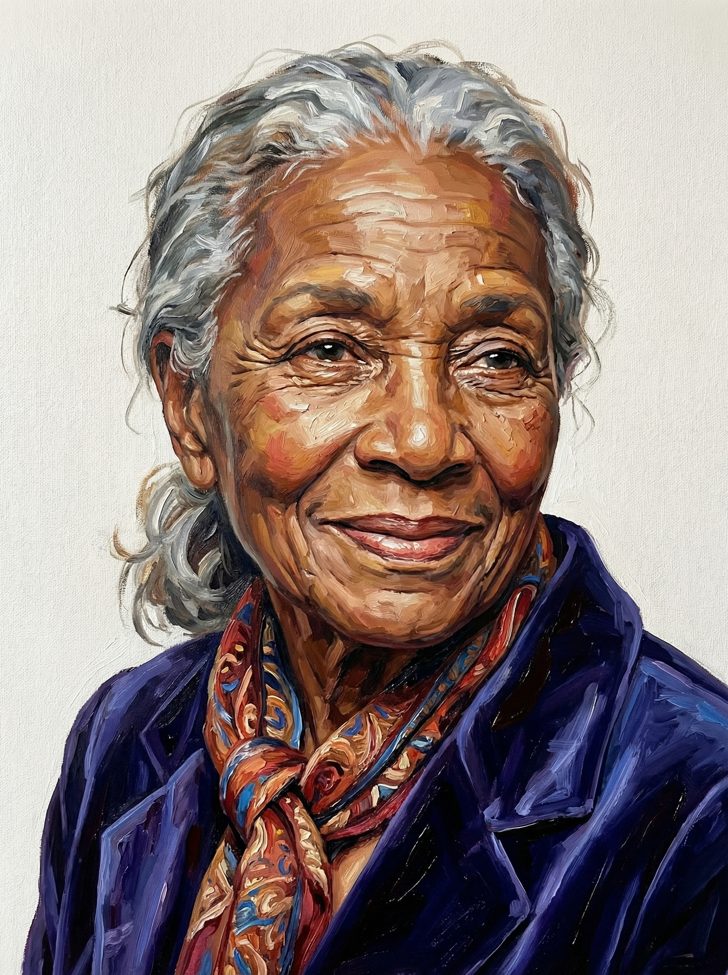 Joyful Senior Lady (120 Colors)