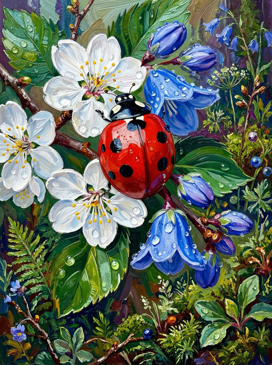 Ladybug Wildflower Meadow