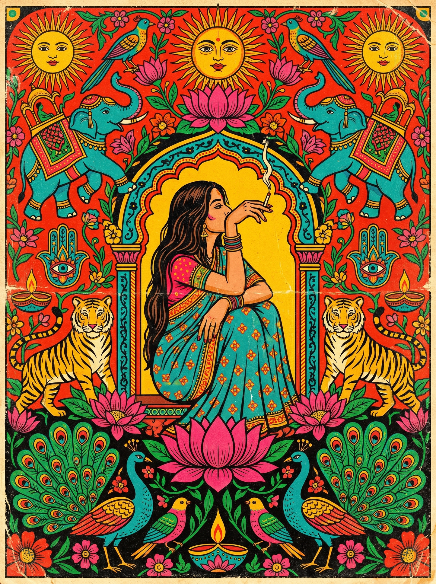 Lotus Couple Embrace (80 Colors)