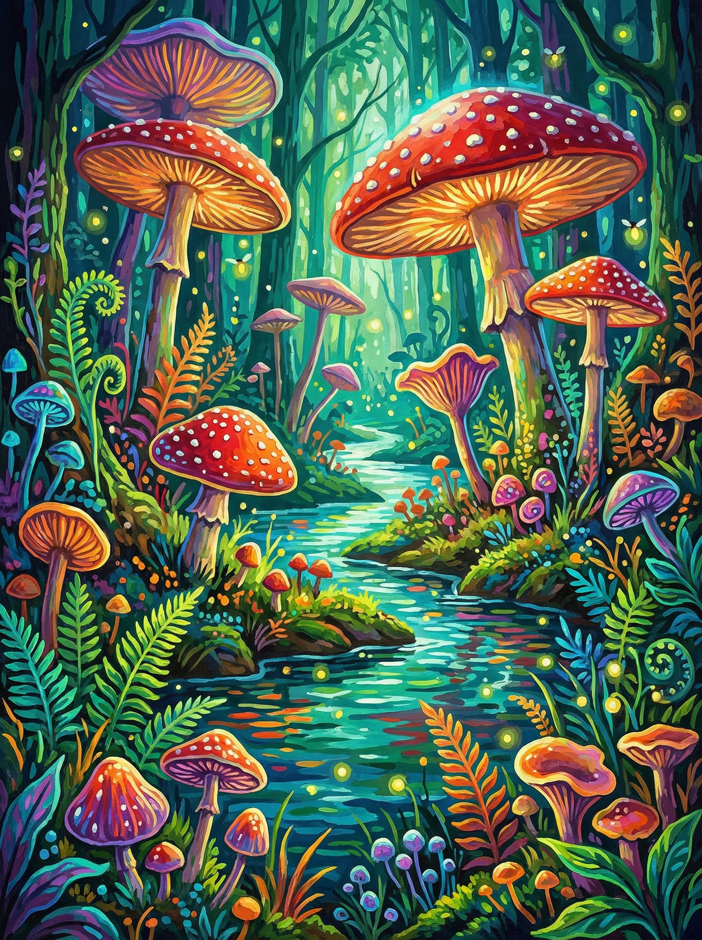 Luminous Forest Stream (80 Colors)