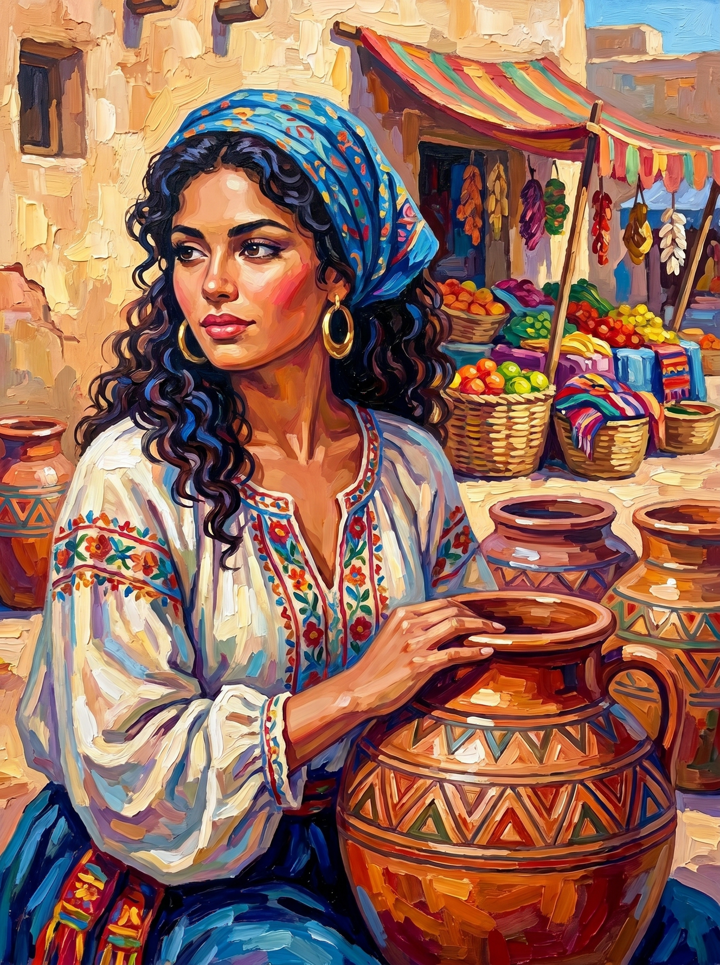 Market Pottery Merchant (120 Colors)