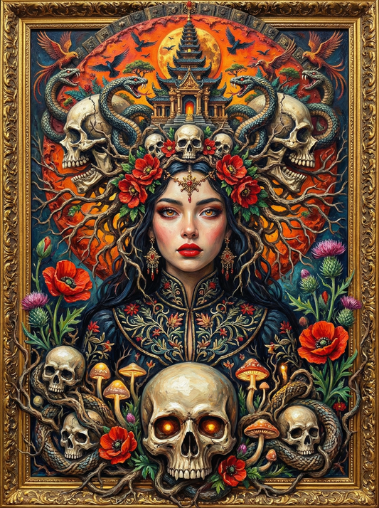 Mystical Skull Crown (120 Colors)