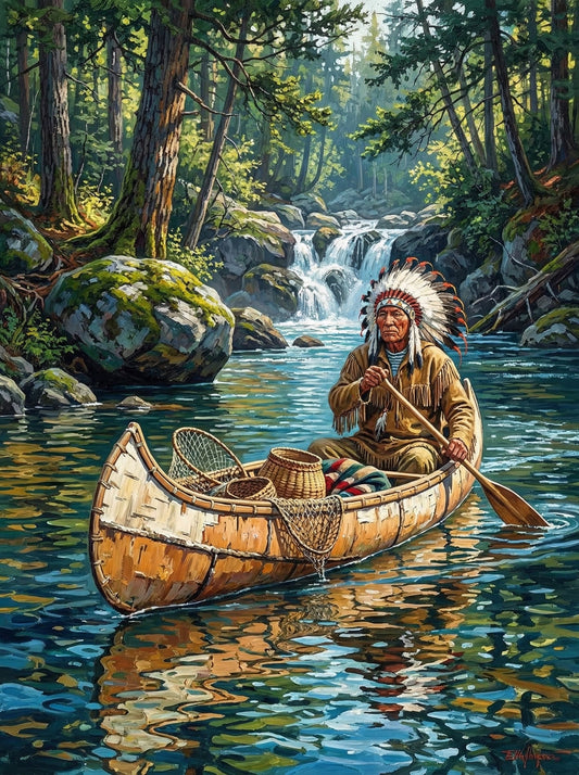 Native American River Journey (120 Colors)