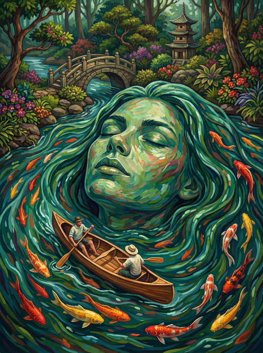 Nature Spirit Forest Face (120 Colors)