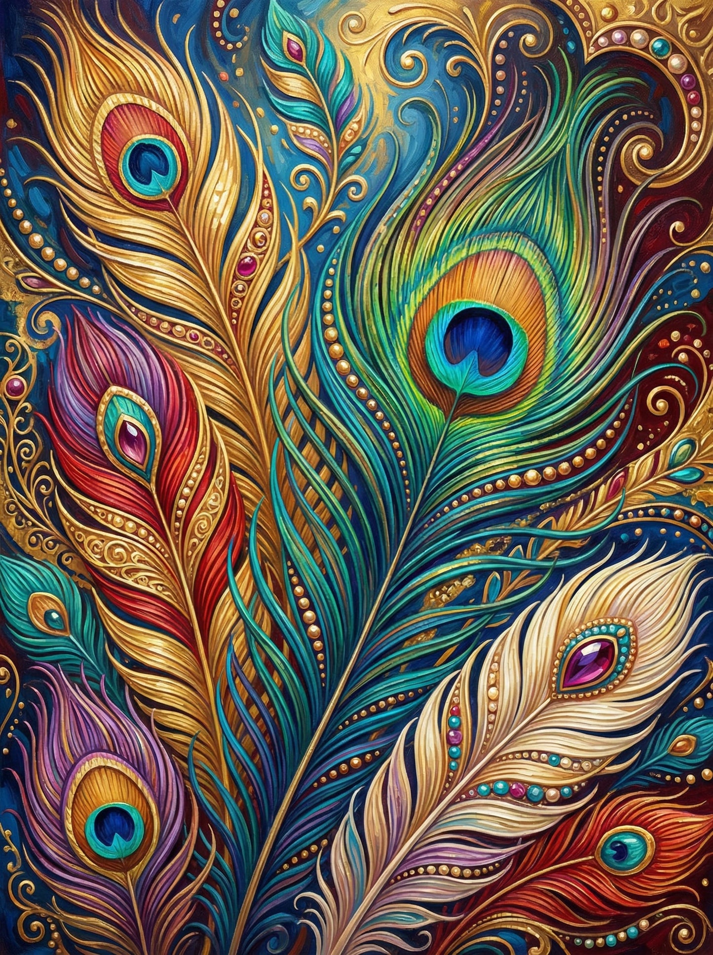 Ornate Feather Symphony (120 Colors)