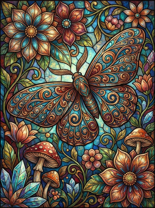 Ornate Garden Moth (80 Colors)