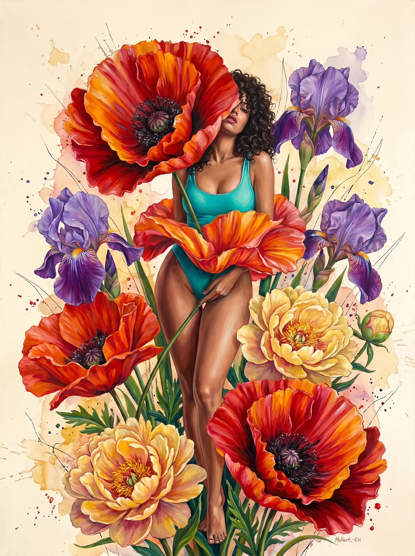 Poppy Garden Goddess (80 Colors)