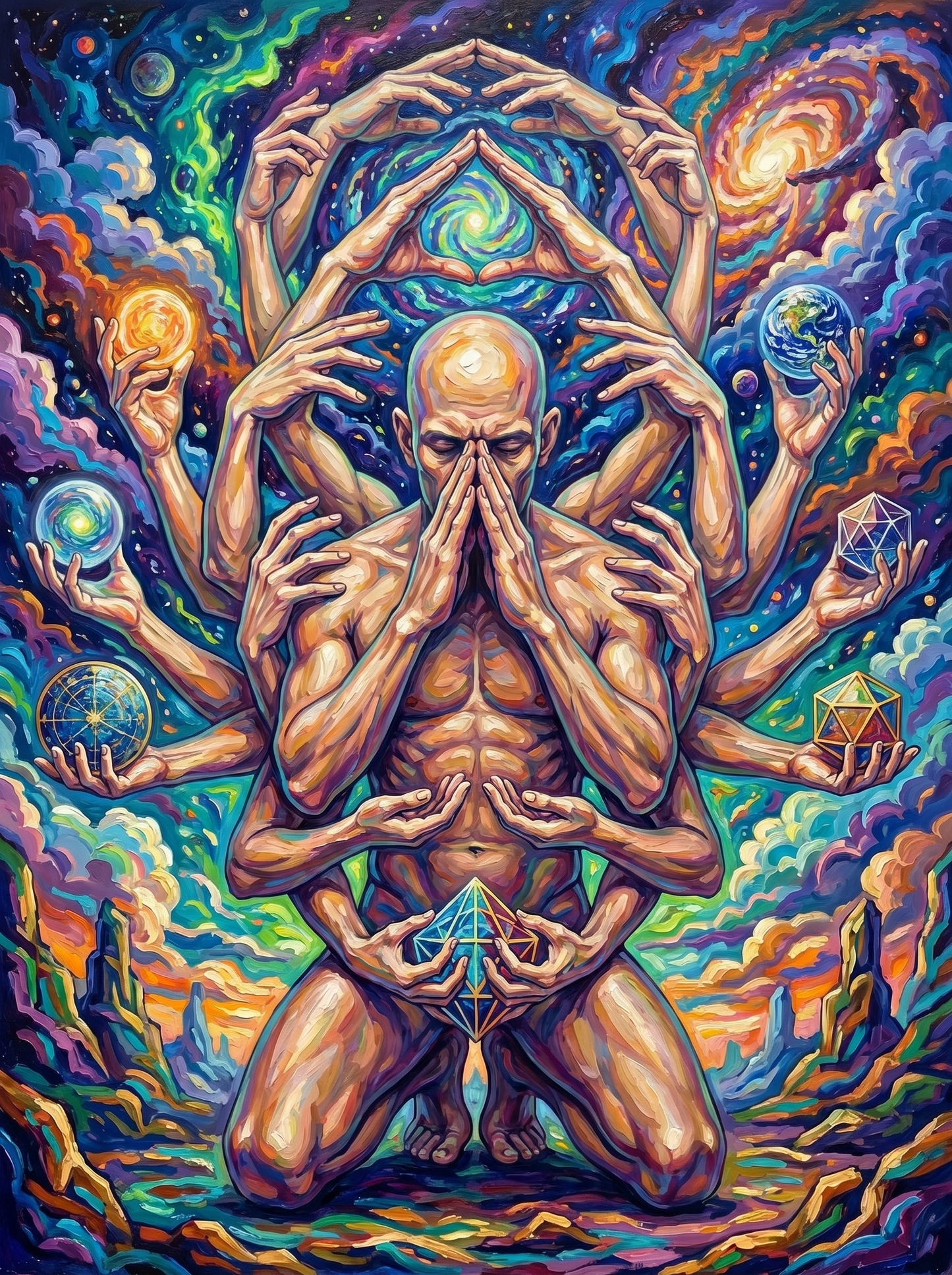 Psychedelic Cosmic Meditation (120 Colors)
