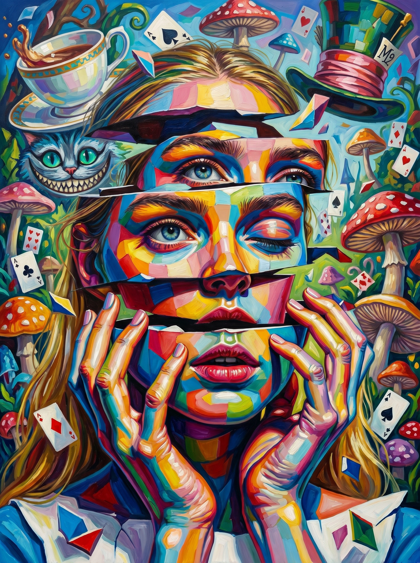 Rainbow Tea Party Woman (120 Colors)