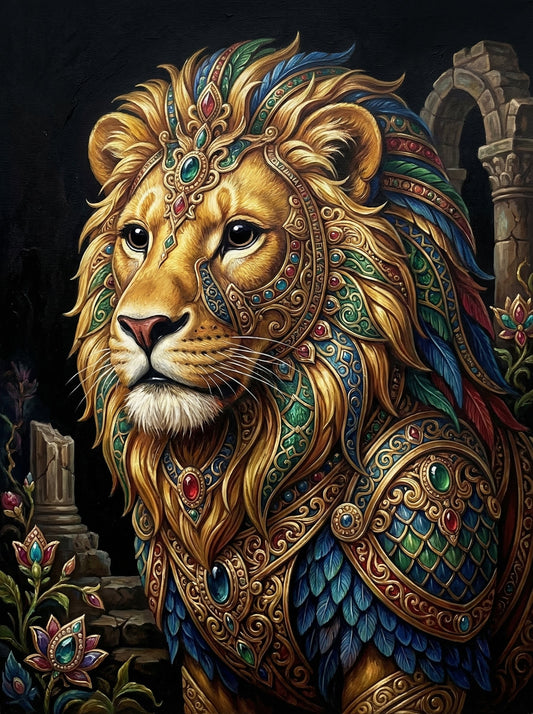 Regal Decorated Lion (120 Colors)