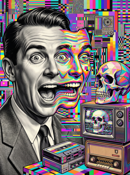 Retro Glitch Pop Art (80 Colors)