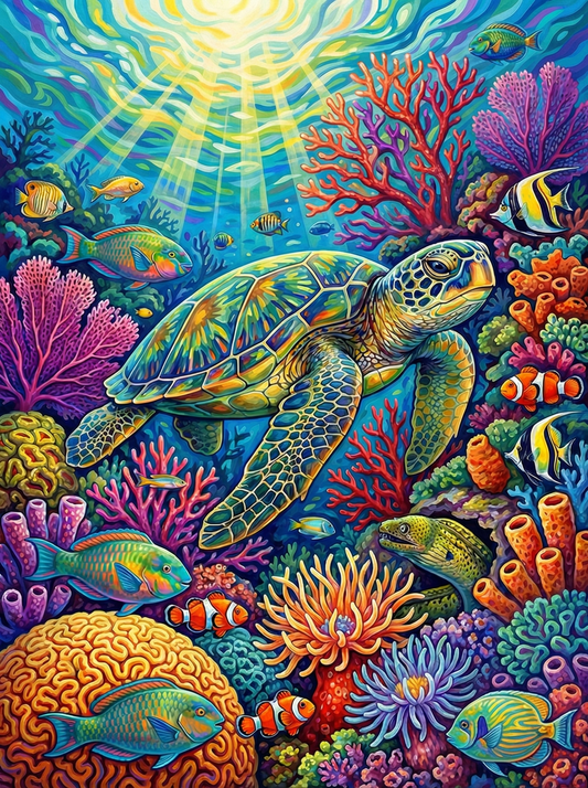 Sea Turtle Paradise (80 Colors)