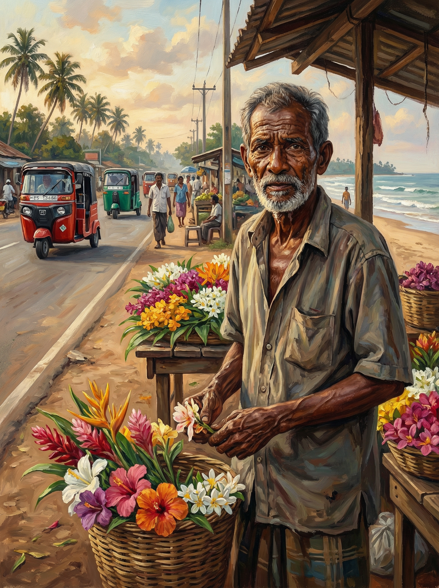 Seaside Flower Stall