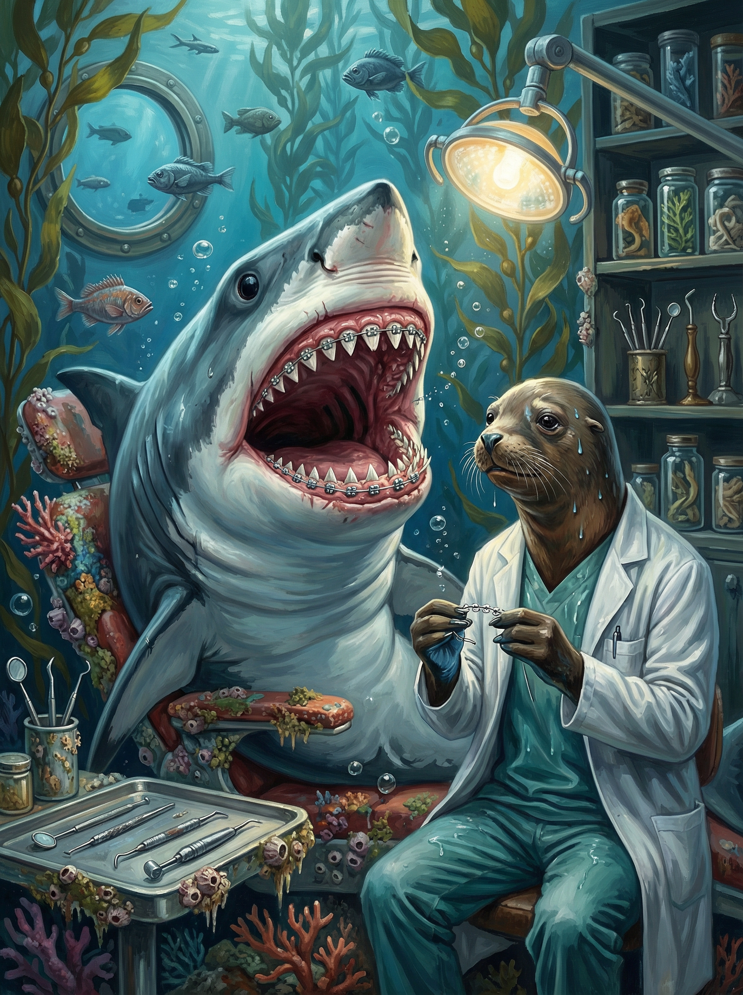 Shark at the Dentist
