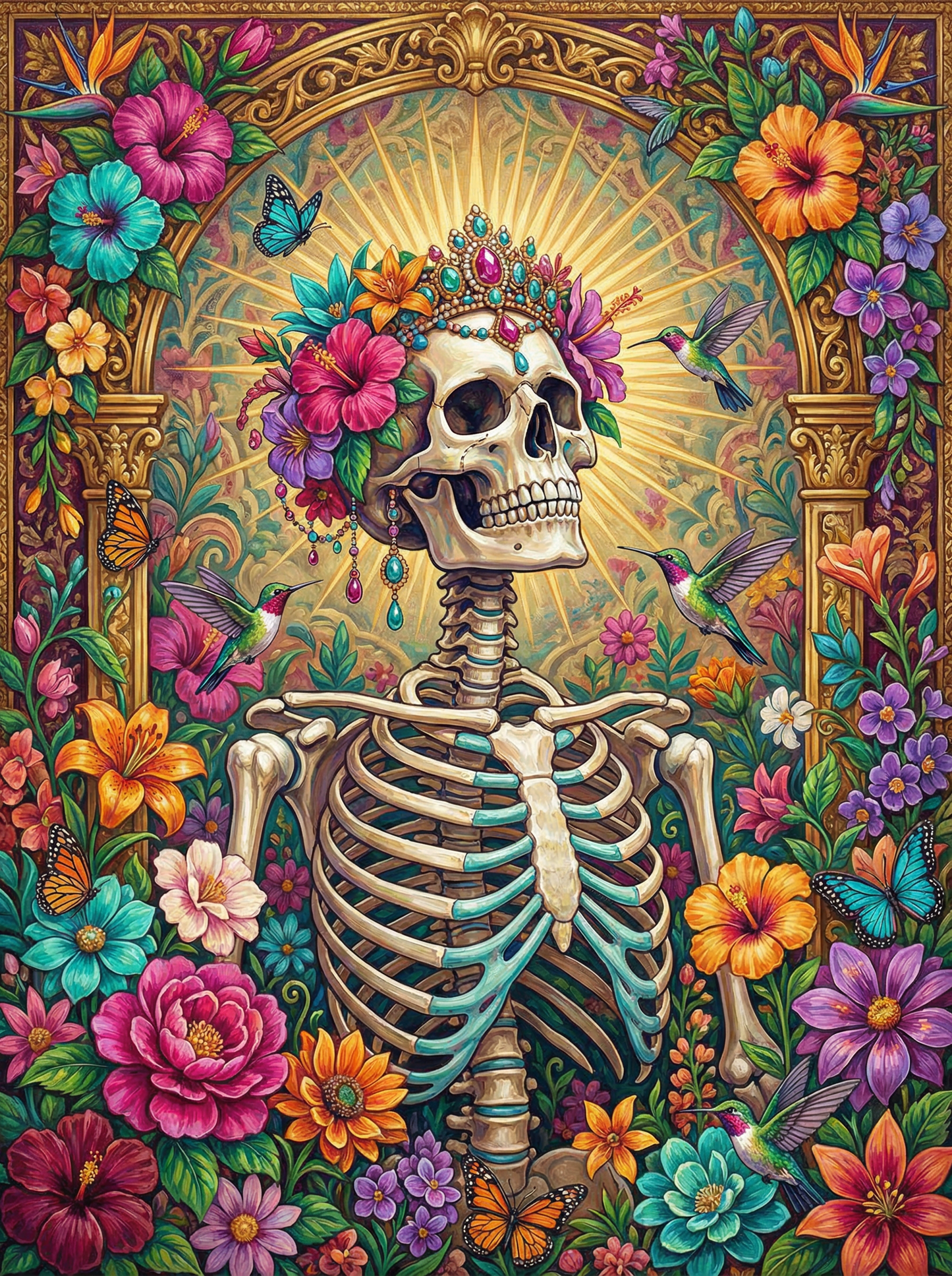 Skull Garden Meditation (80 Colors)