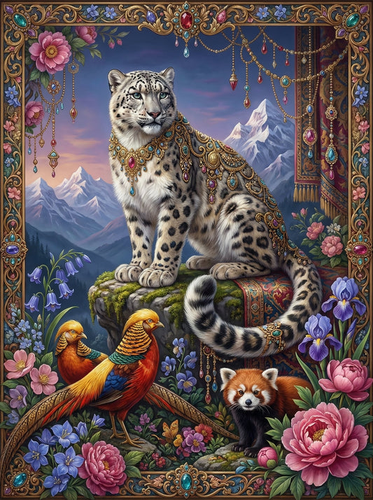 Snow Leopard Pheasant Panda