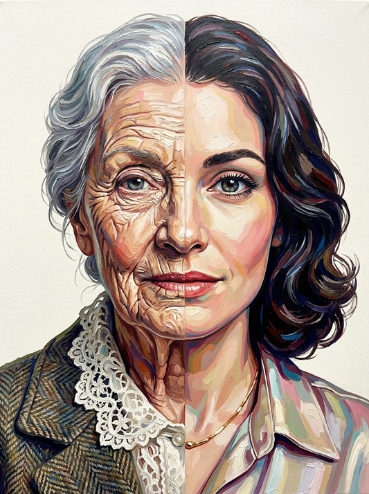 Split Timeline Portrait (120 Colors)