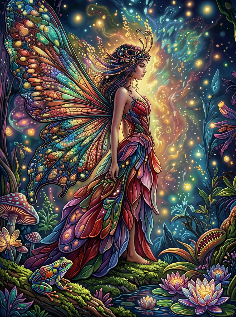 Stained Glass Fairy