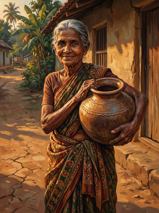Clay Pot Portrait