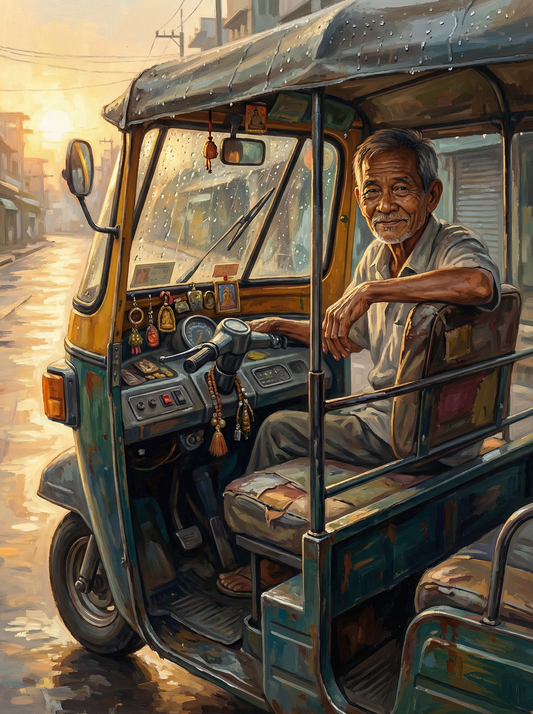 Street Rickshaw Rider