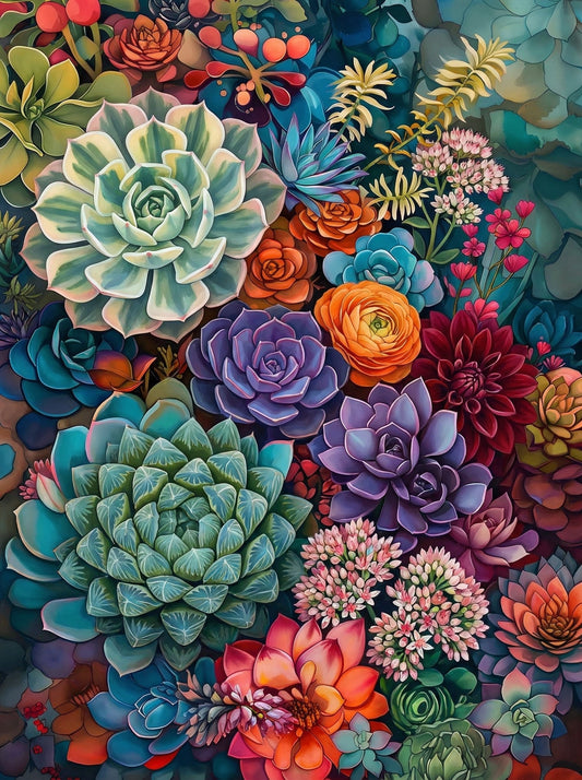 Succulent Garden Abundance