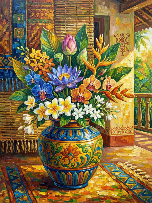 Sunlit Window Cottage Garden (120 Colors)