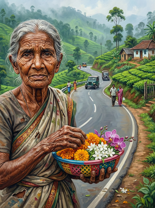 Tea Hills Flower Seller