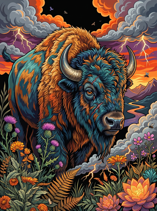 Thunder Storm Buffalo (80 Colors)