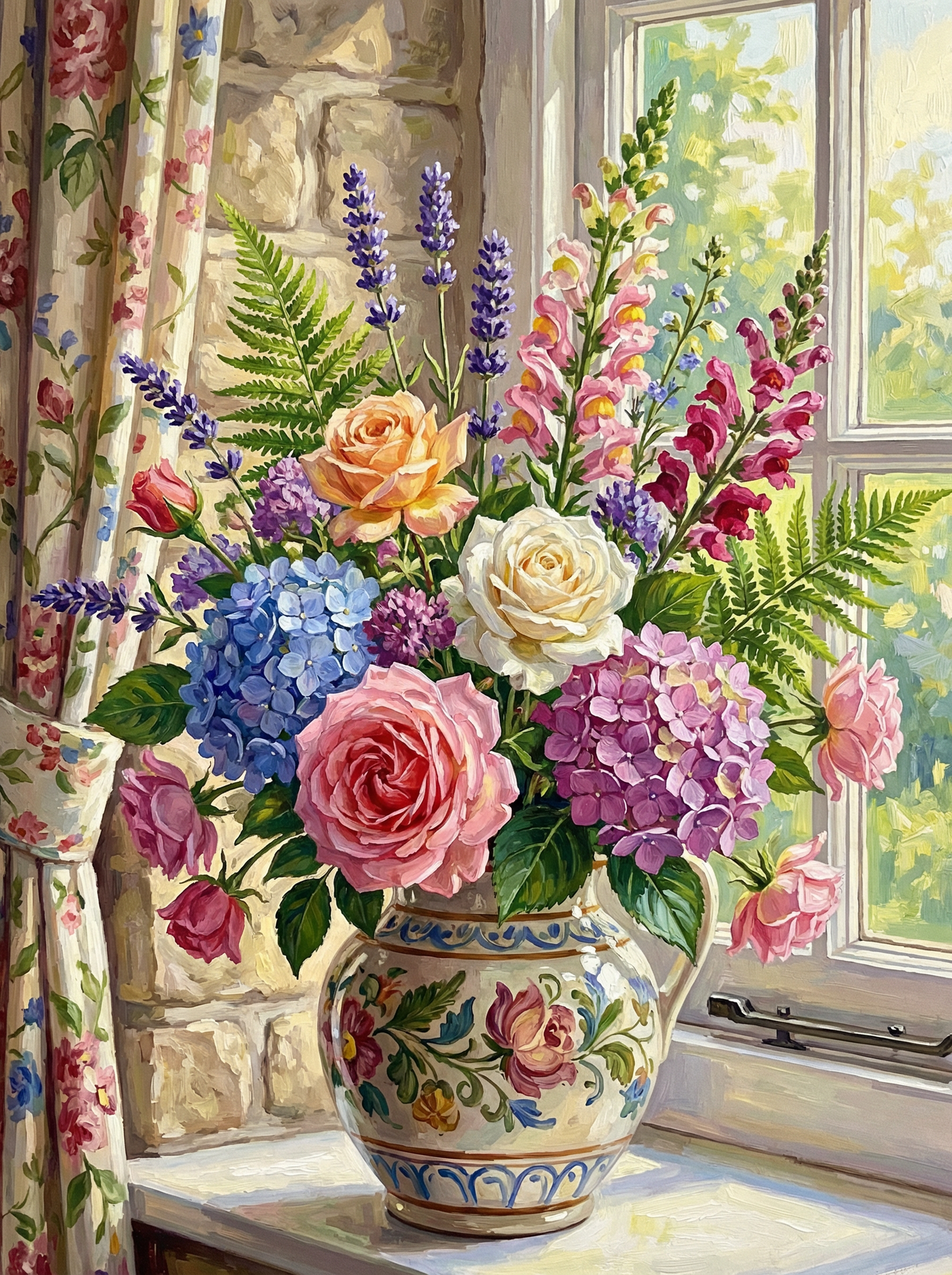 English Flower Bouquet (80 Colors)