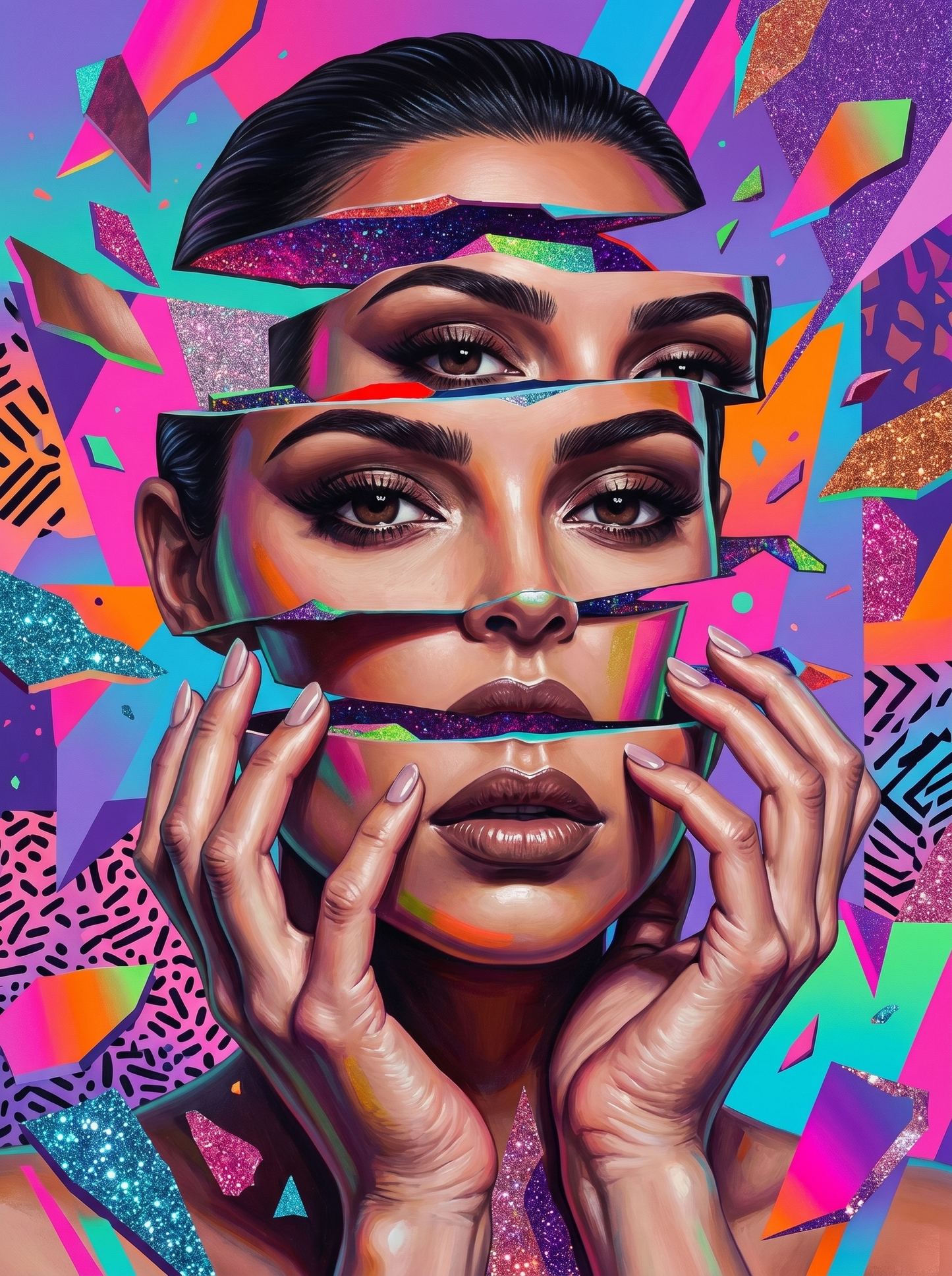 Vibrant Contemporary Woman (80 Colors)
