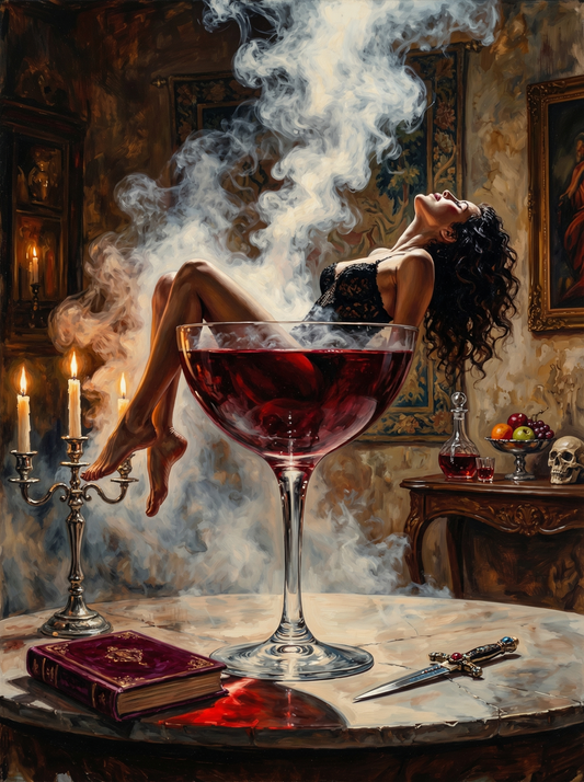 Wine Glass Sophistication (80 Colors)