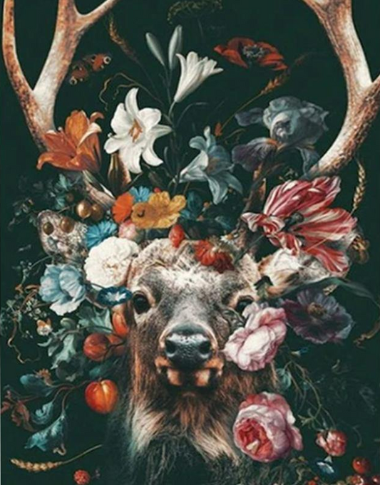 Floral Deer