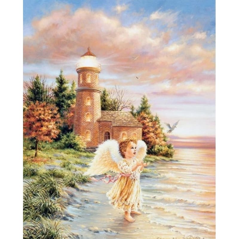 Angel Diy Paint By Numbers Kits PBN97503 - NEEDLEWORK KITS