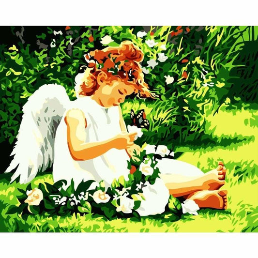 Angel Diy Paint By Numbers Kits YM-4050-042 - NEEDLEWORK KITS