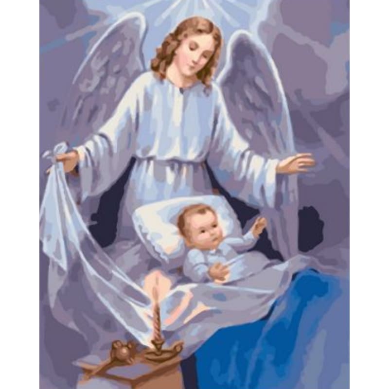 Angel Diy Paint By Numbers Kits ZXQ1928-28 - NEEDLEWORK KITS