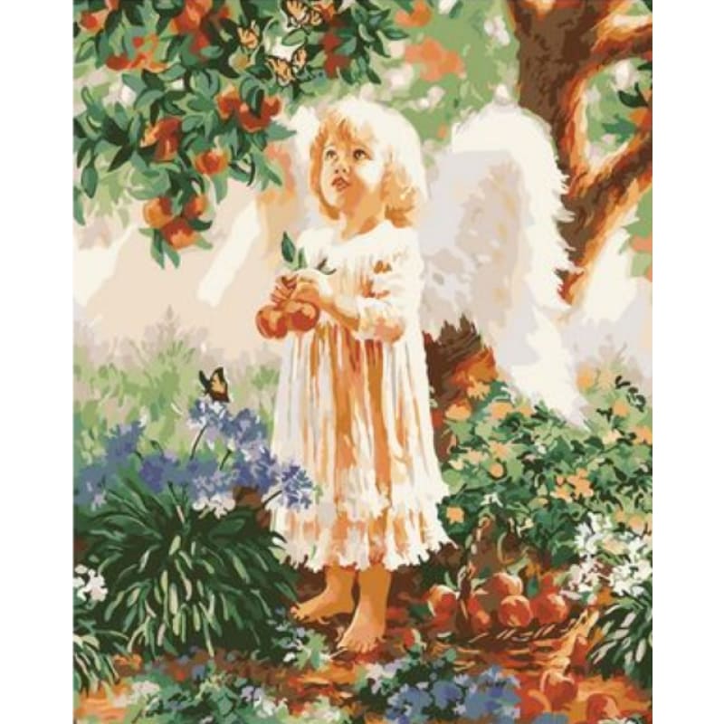 Angel Diy Paint By Numbers Kits ZXQ2541 - NEEDLEWORK KITS