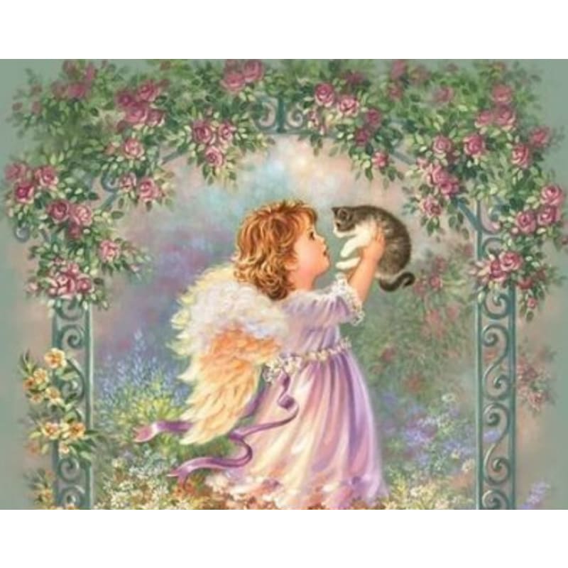 Angel Diy Paint By Numbers Kits ZXQ2597 - NEEDLEWORK KITS