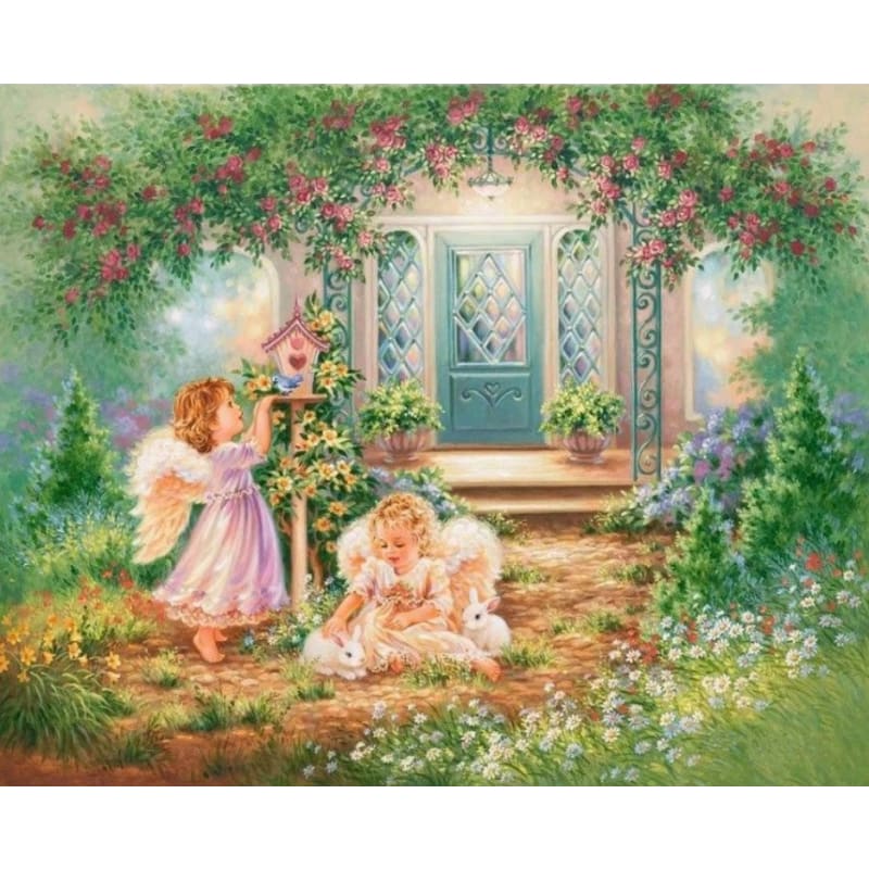 Angel Paint by Numbers Kits DIY PBN96924 - NEEDLEWORK KITS