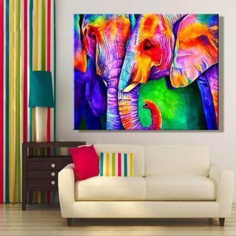 Animal Elephant Diy Paint By Numbers Kits VM92283 - NEEDLEWORK KITS