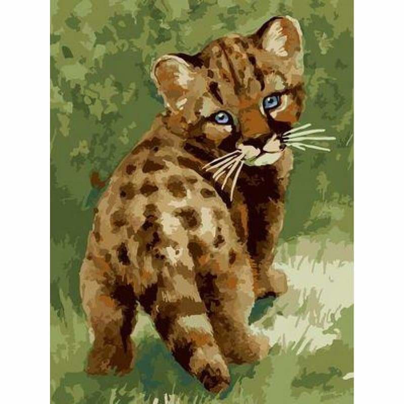 Animal Tiger Diy Paint By Numbers Kits ZXE287 - NEEDLEWORK KITS