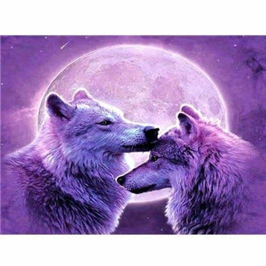 Animal Wolf Diy Paint By Numbers Kits PBN91746 - NEEDLEWORK KITS