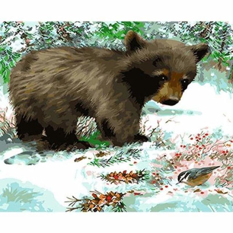 Bear Diy Paint By Numbers Kits PBN97278 - NEEDLEWORK KITS