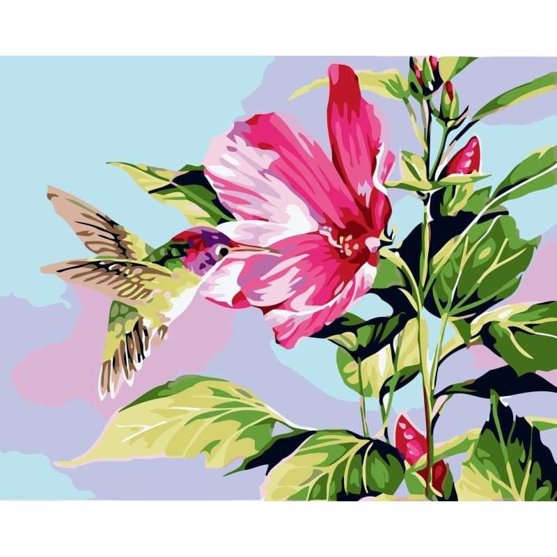 Birds And Flower Diy Paint By Numbers Kits VM95239 - NEEDLEWORK KITS